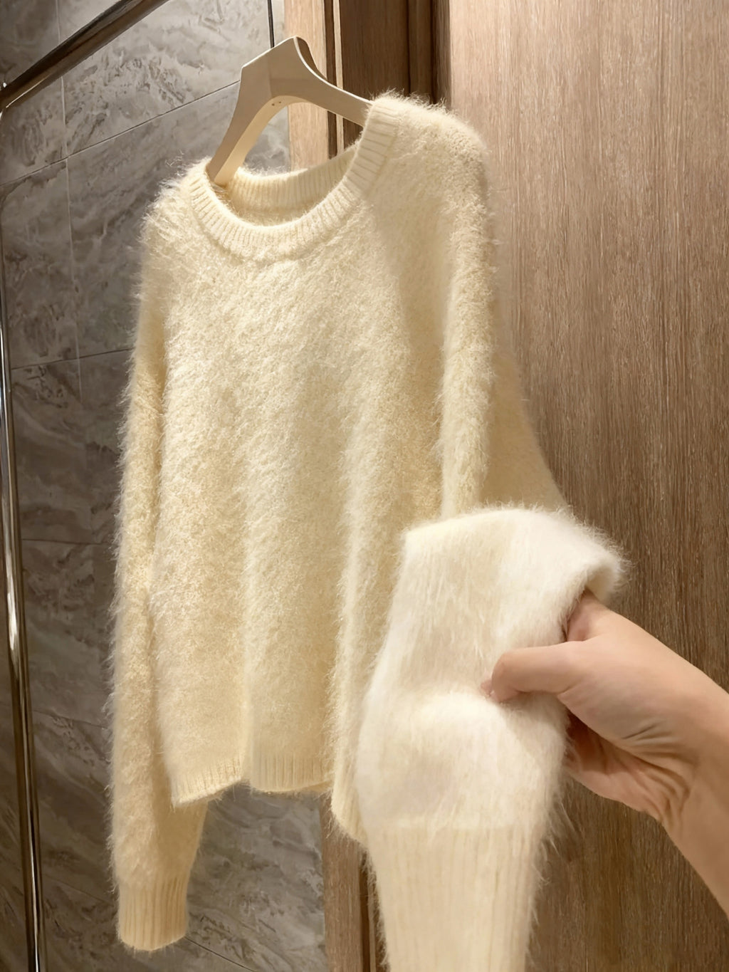 Faux Fur Sweater