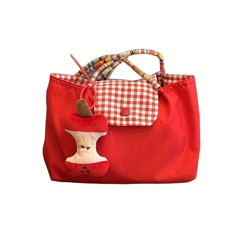 2pcs Set: 1pc Cute Pendant + Tote