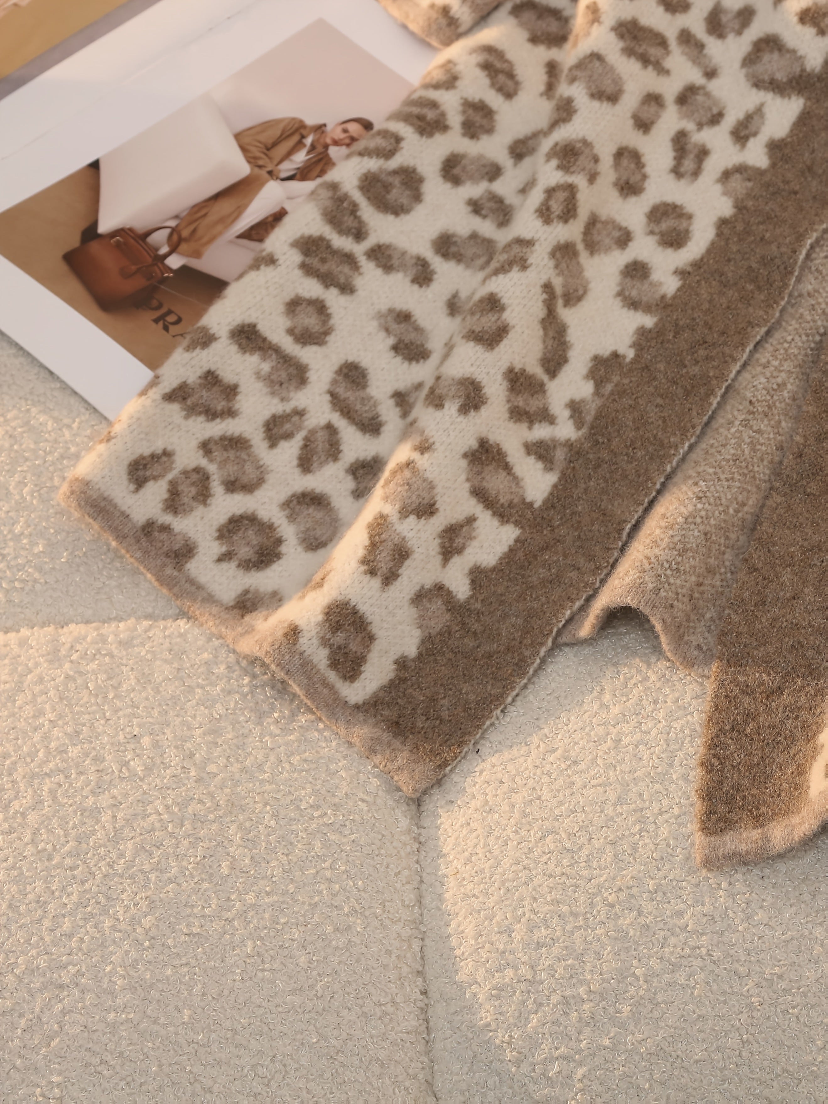 Leopard Print Cardigan