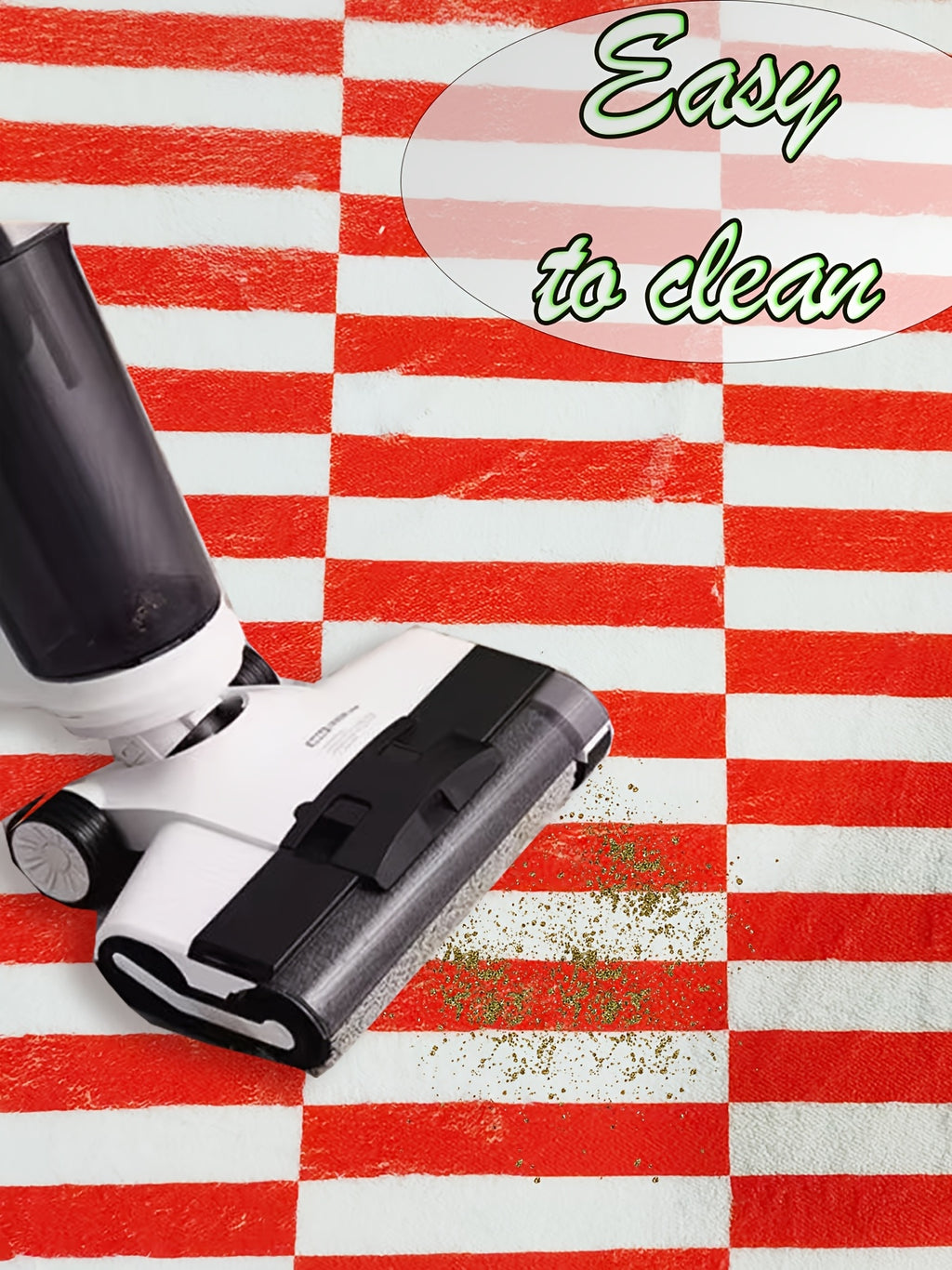 Plush Leopard Print Area Mat