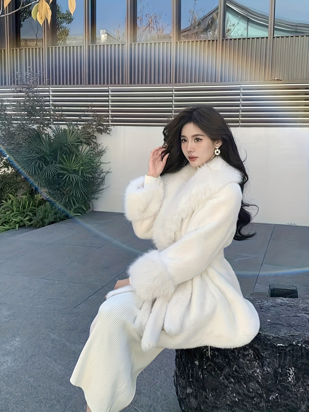 Faux Fur Coat