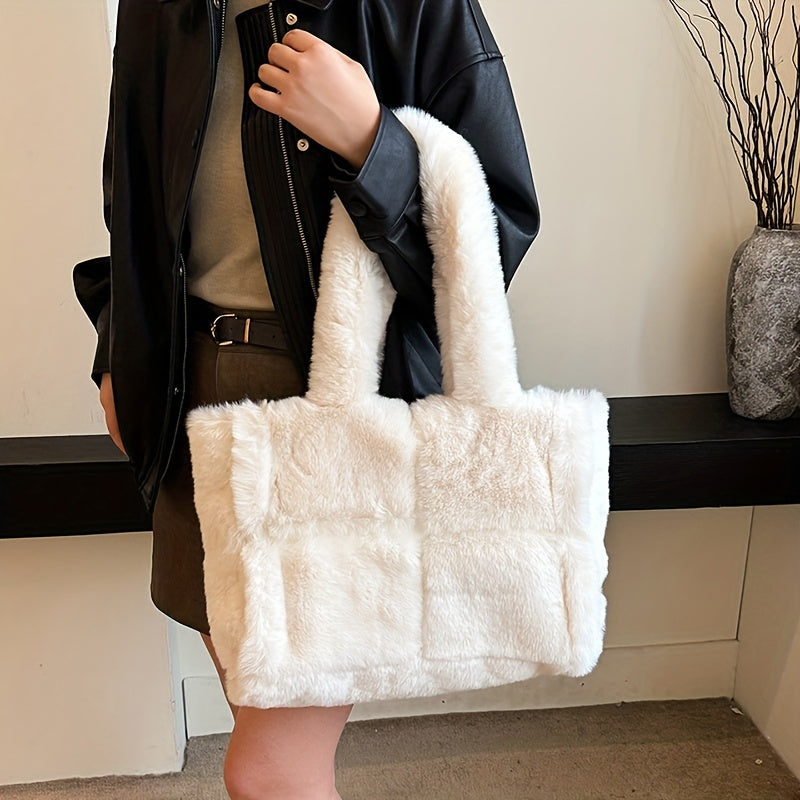 Faux Fur Shoulder Bag