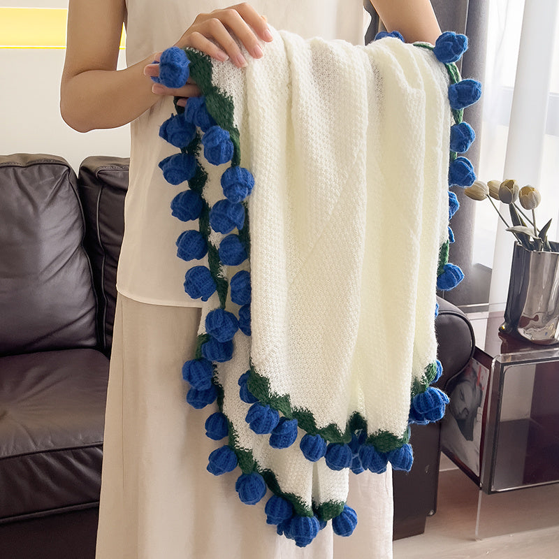 Rose Bouquet Throw Blanket