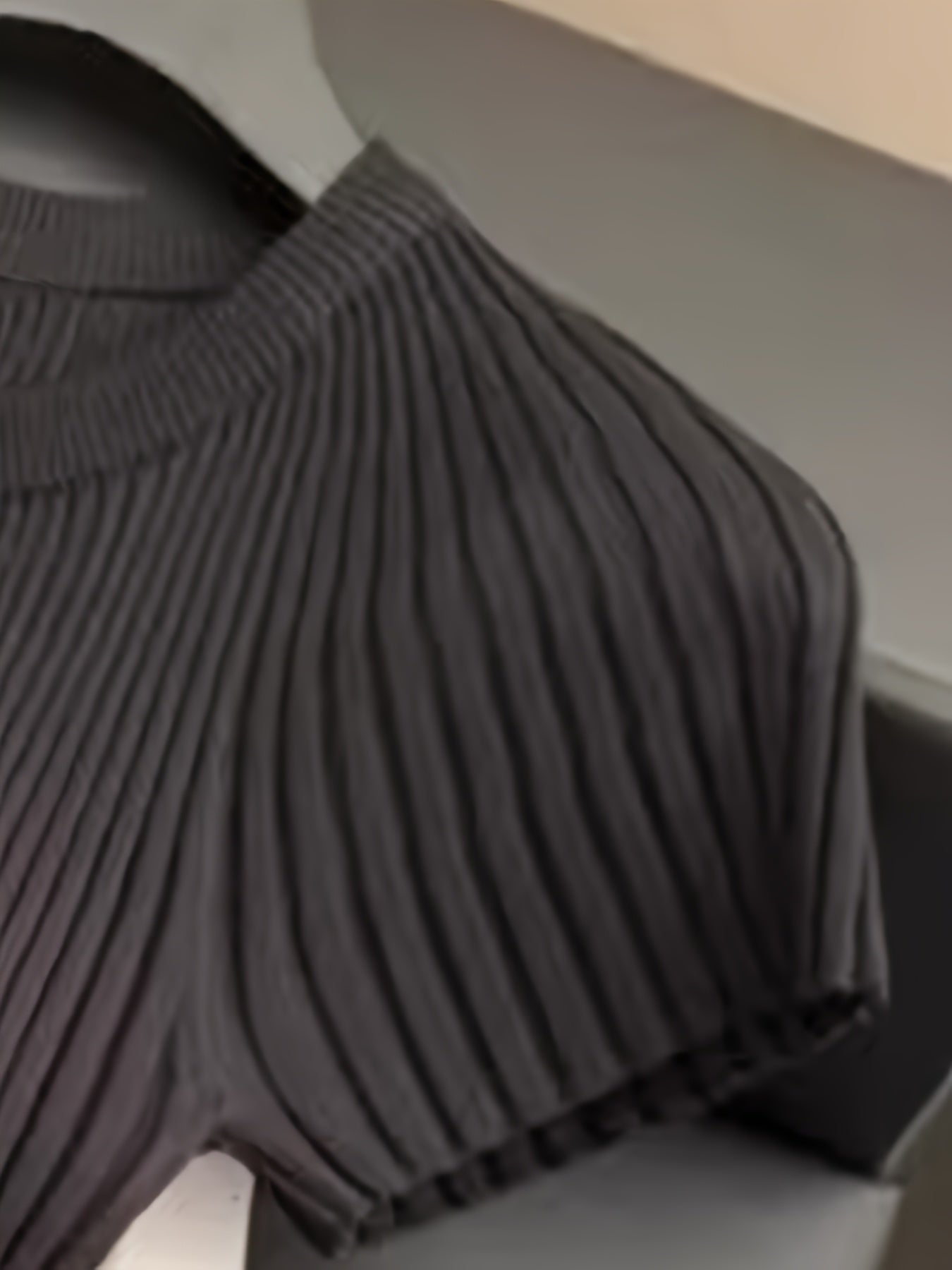 Short Sleeve Dress with Waist-Cinching Belt & Pleated Detailing