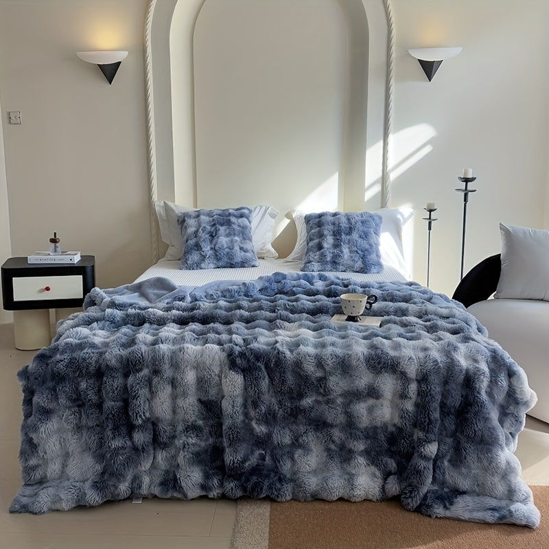 Faux Rabbit Fur Blanket