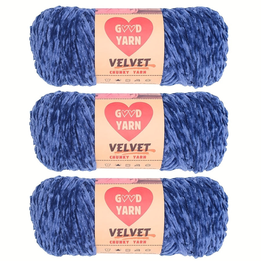 600g Big Chenille Velvet Yarn