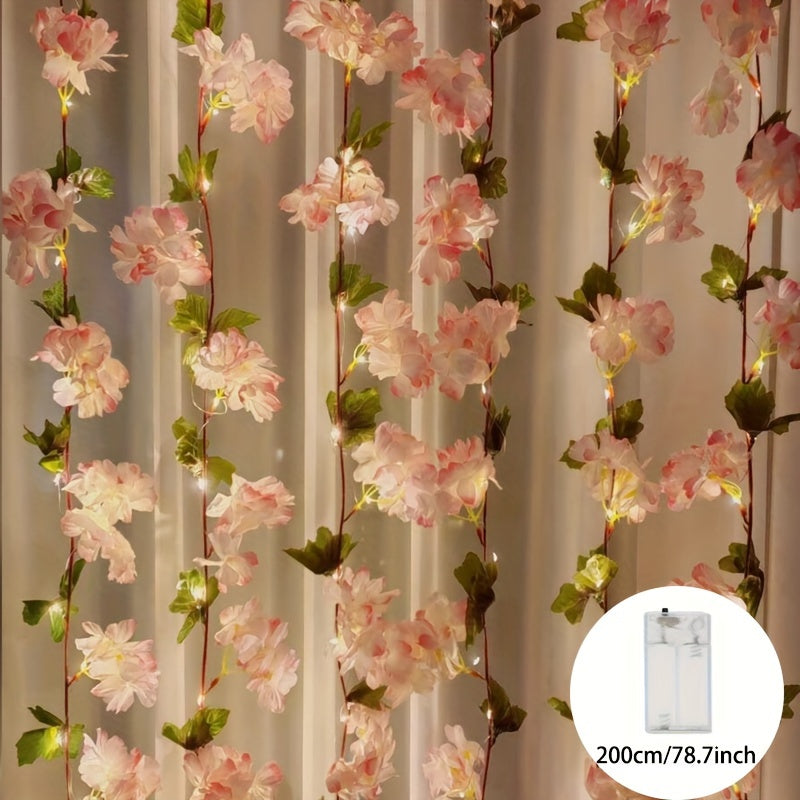 Contemporary Cherry Blossom Fairy String Lights