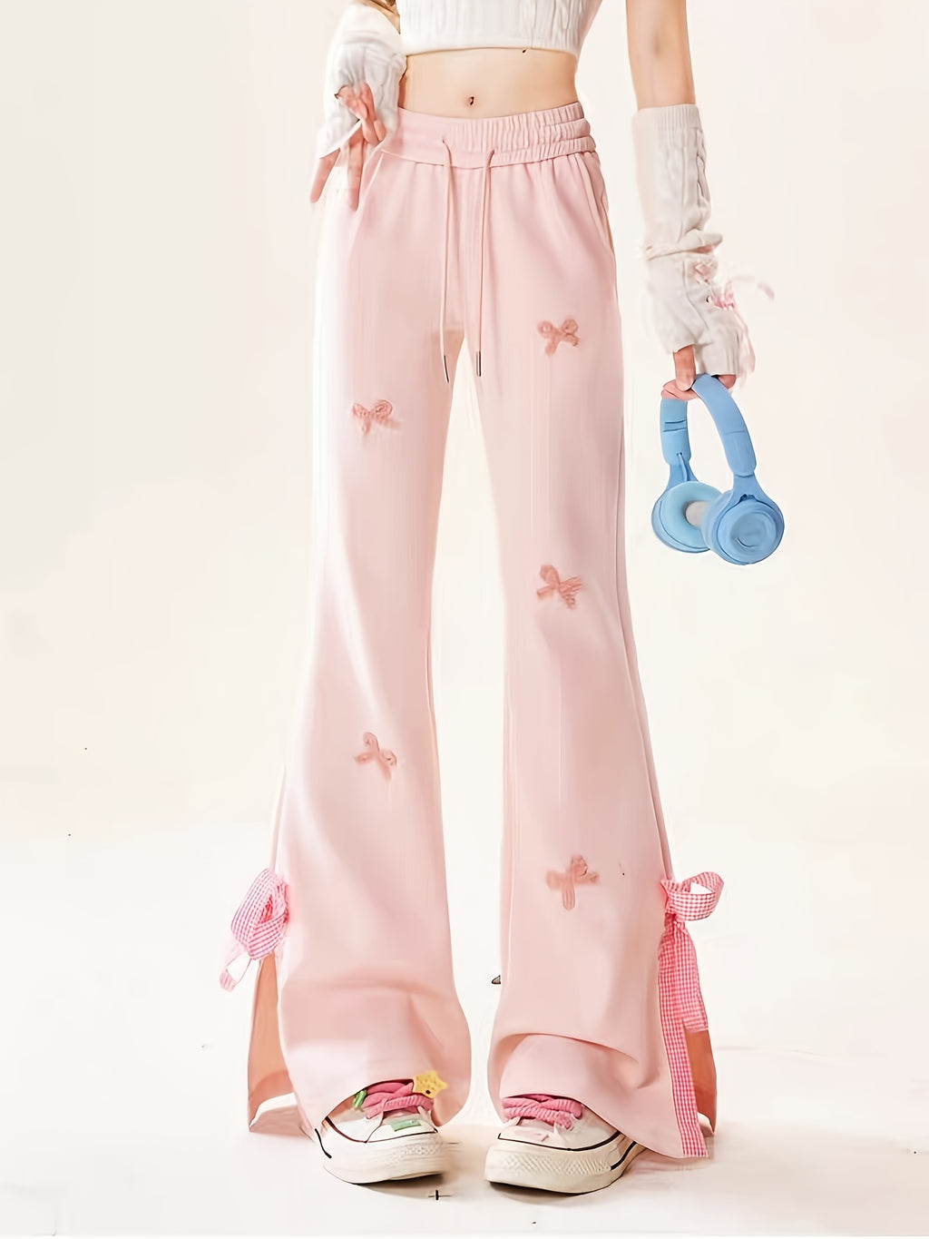 High-Waisted Flared Pants