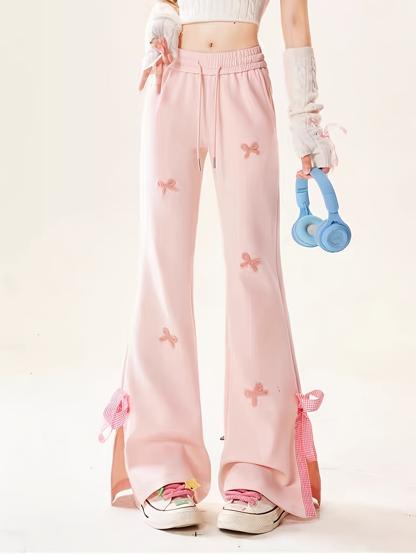 High-Waisted Flared Pants