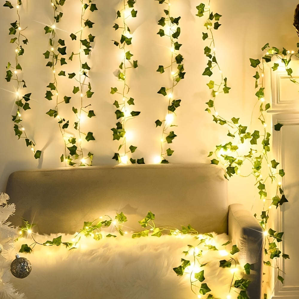 {12pcs] Artificial Ivy Fairy Lights