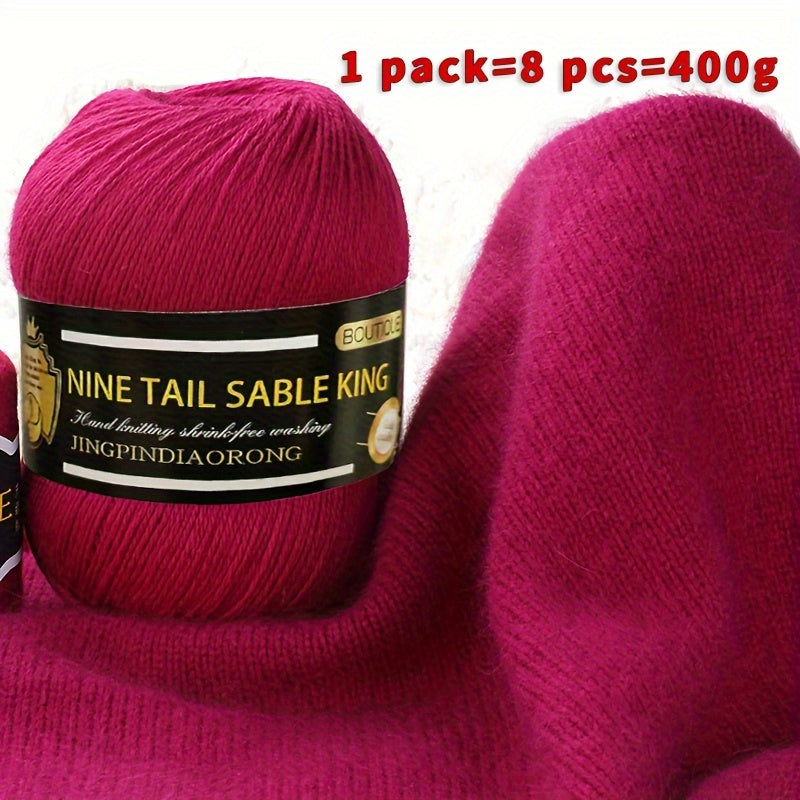 8rolls/pack Wool 10.00%, Cashmere 90.00% Yarn