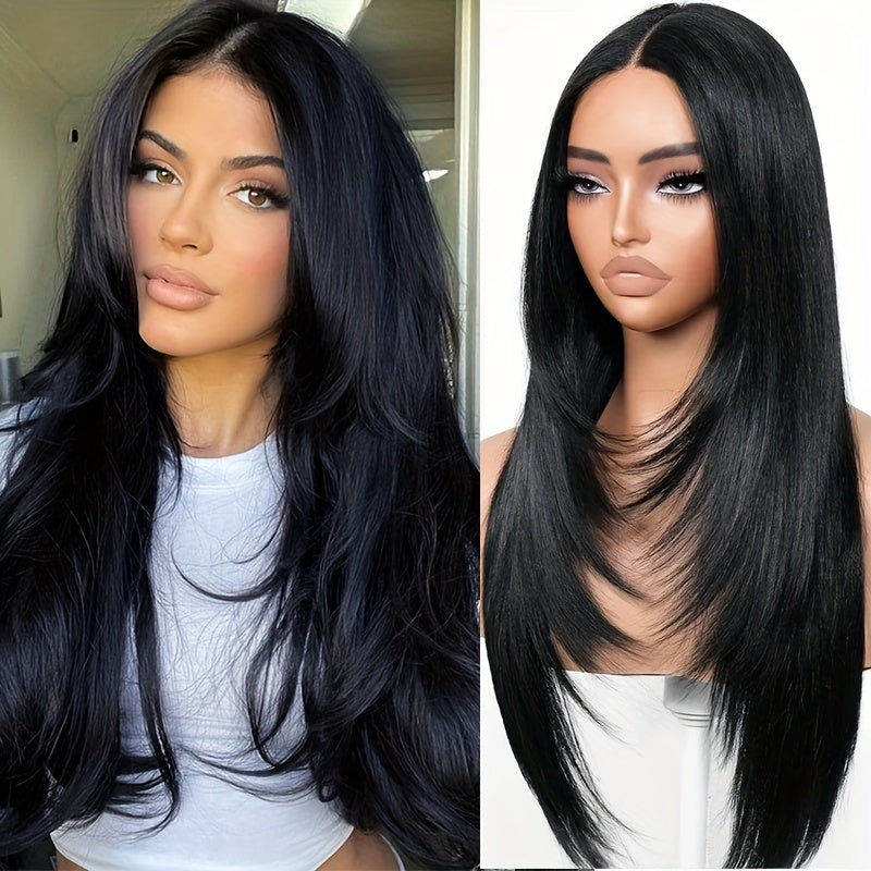 Glueless T-Part Synthetic Lace Front Wig