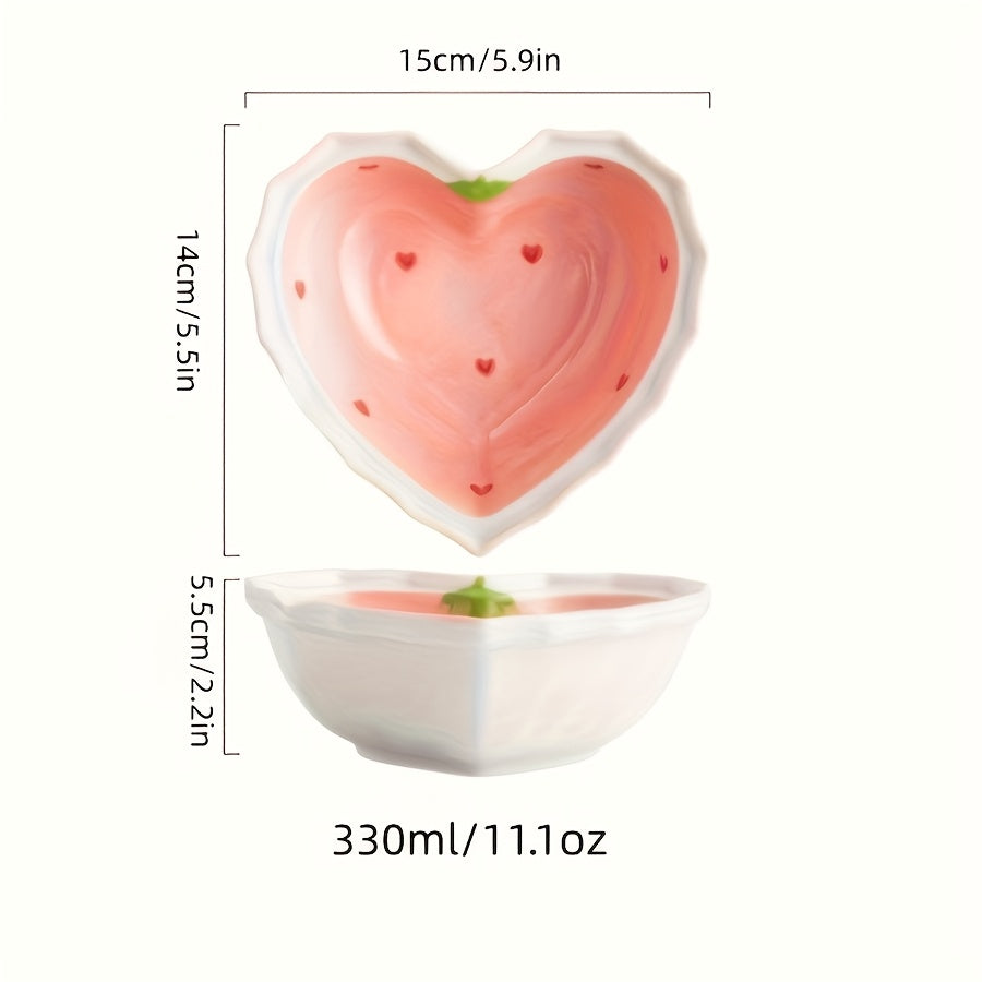{2pcs} Ceramic Love Bowls