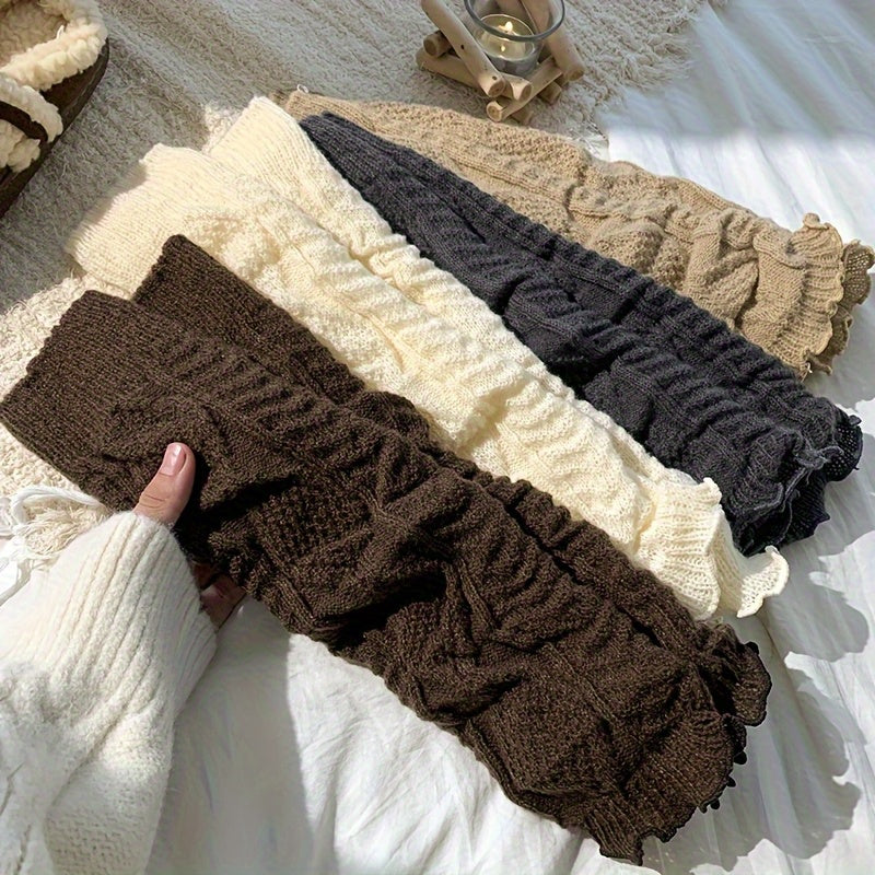 {4pcs} Geometric Leg Warmers