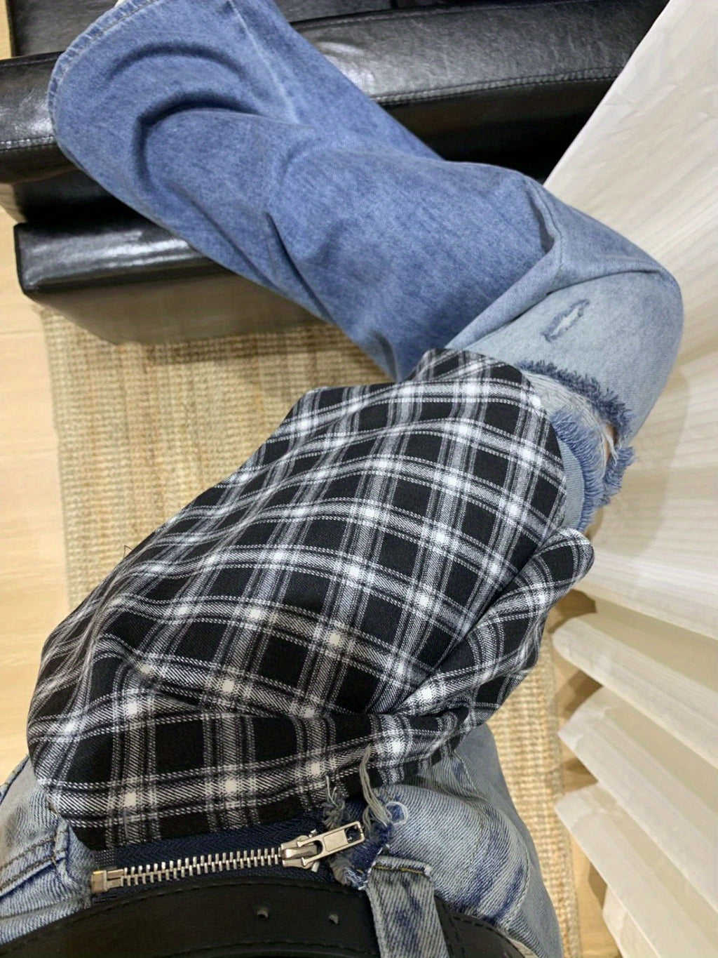 High-Waisted Wide-Leg Jeans