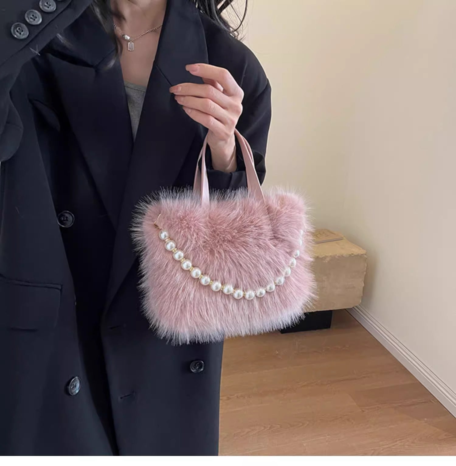 Plush Crossbody Bag
