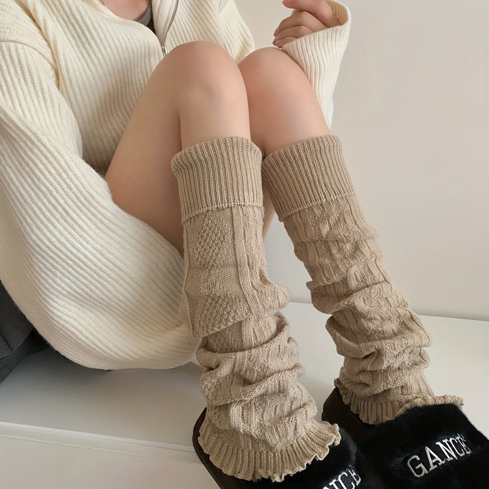 {4pcs} Geometric Leg Warmers