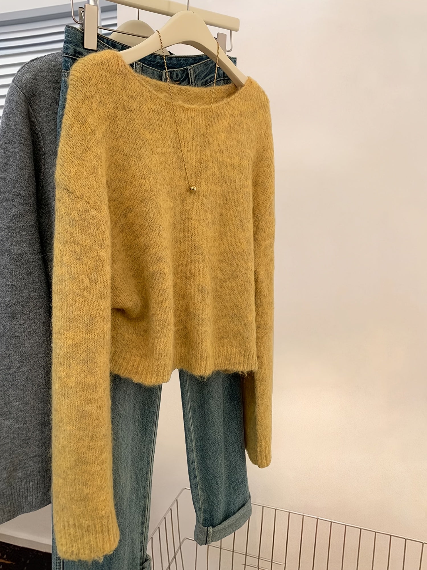 2025 New Christmas Casual Versatile Pullover Soft Short Sweater for Women Autumn Winter Base Layer