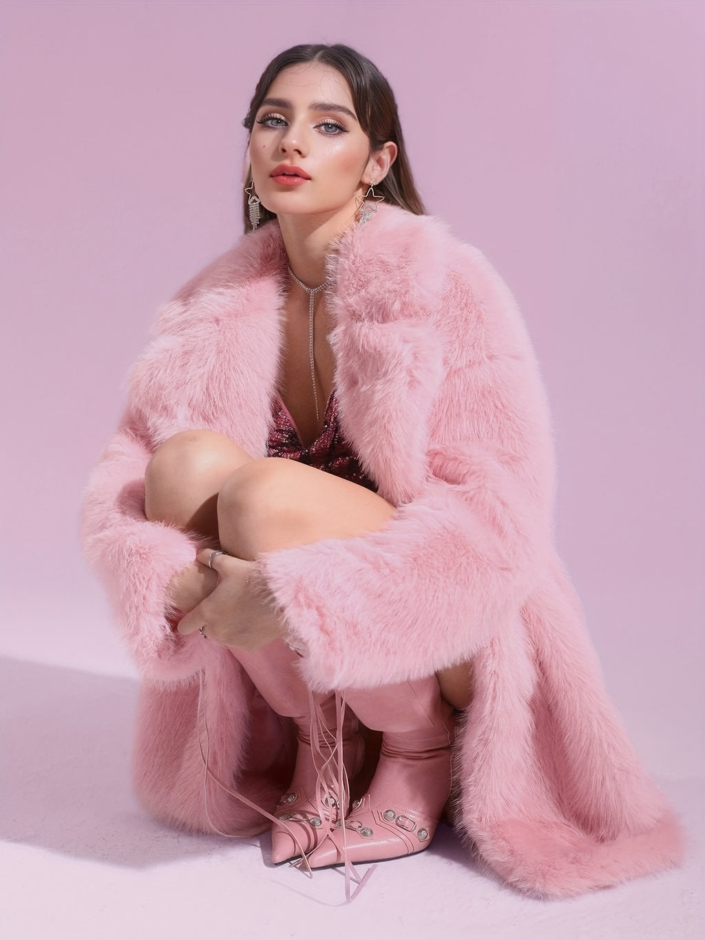 Faux Fur Coat