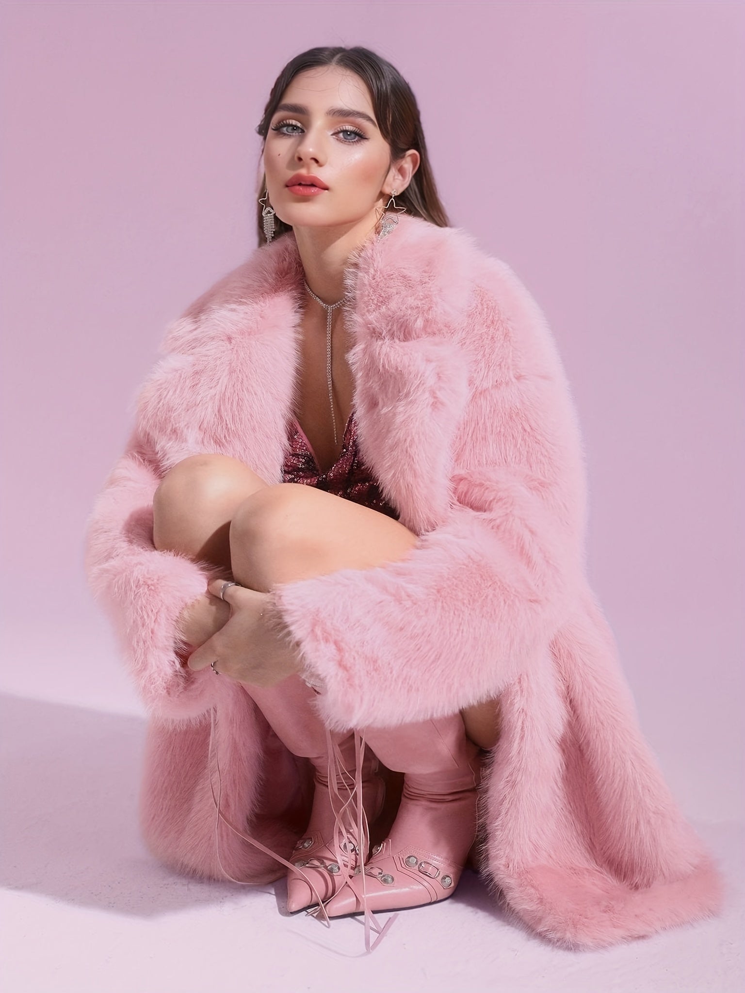 Faux Fur Coat