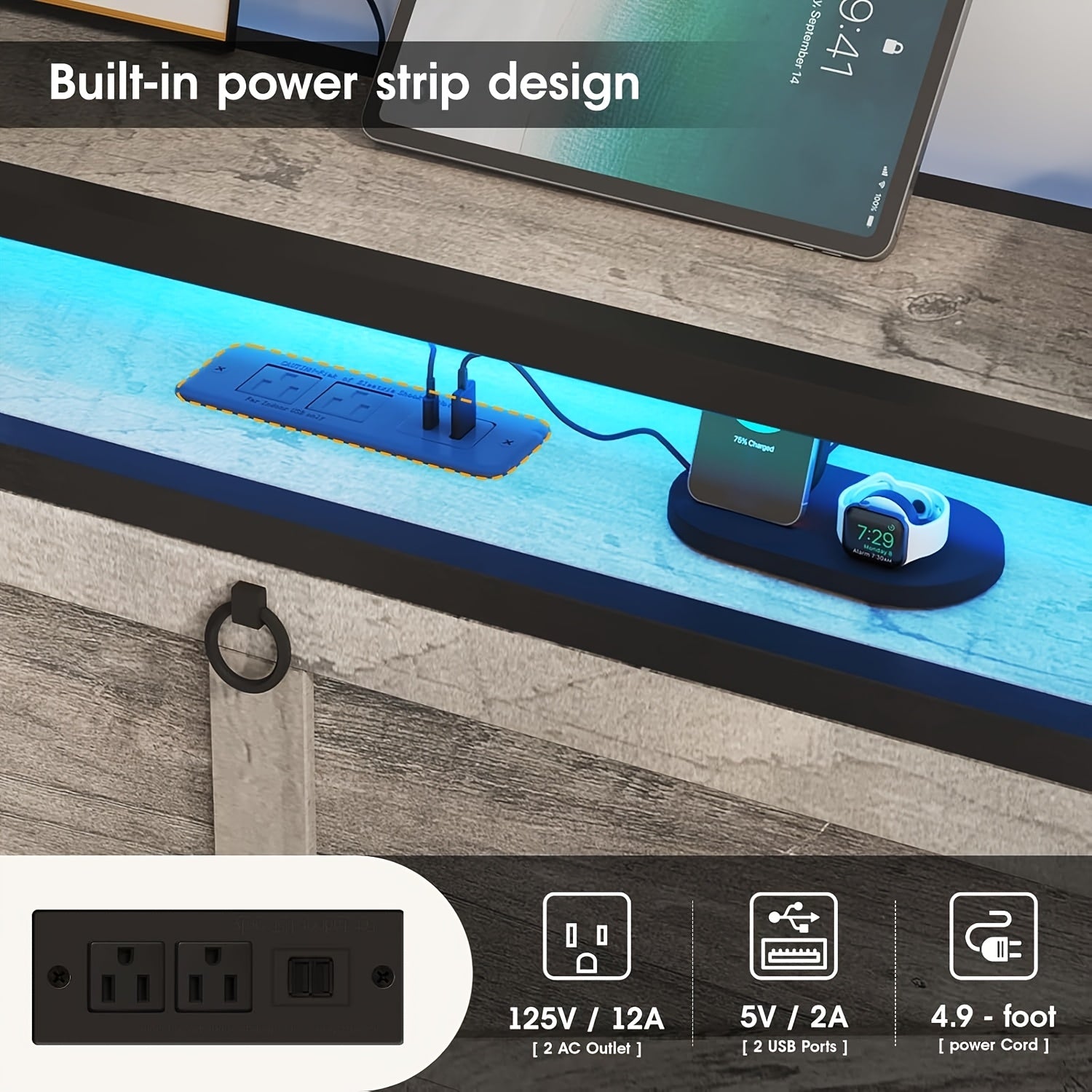 Industrial Metal Bed Frame with Heavy Duty Steel Pipe Design - Vintage Rustic Finish & Noise-Free Support, No Box Spring Needed