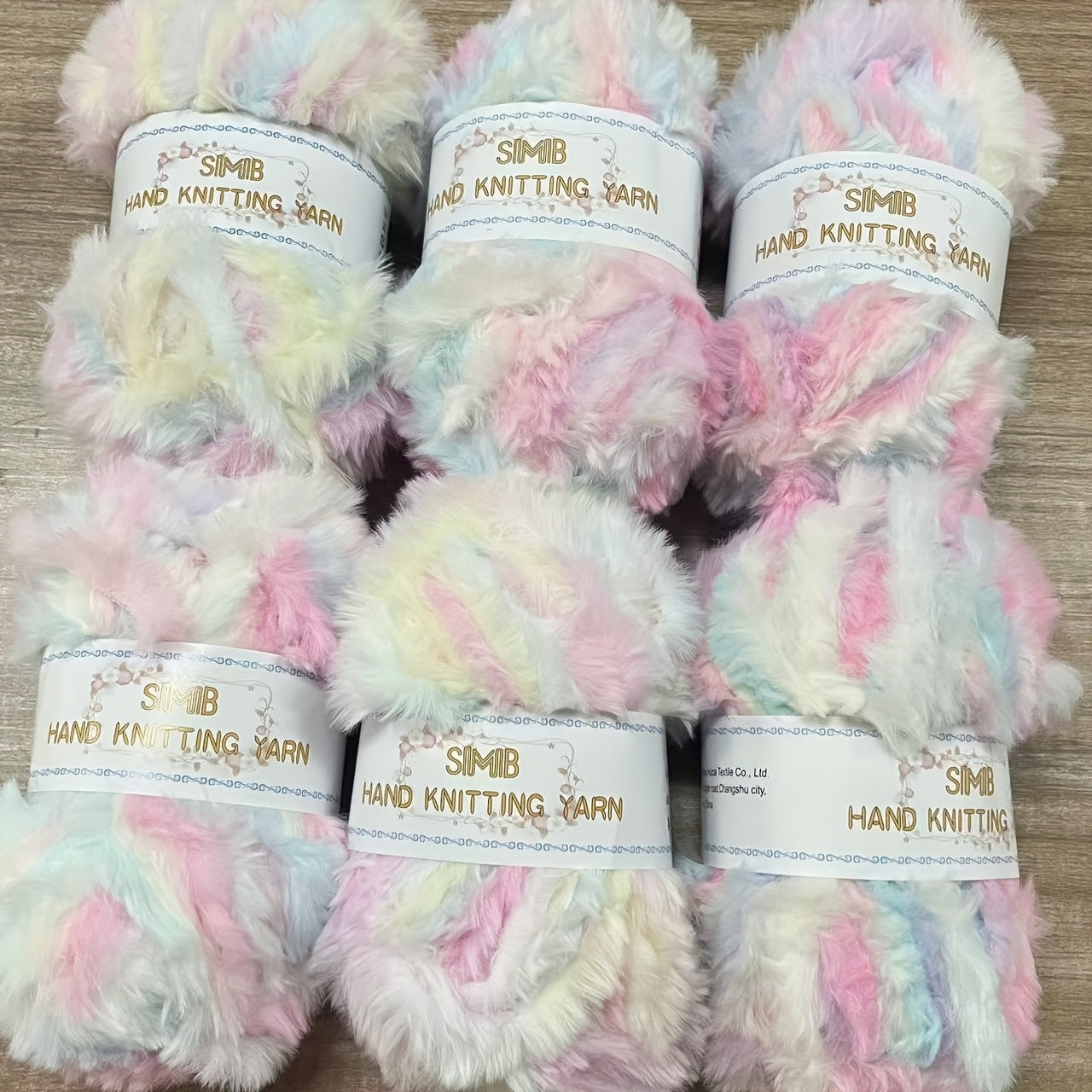 Fake Cozy Mink Fur Recycle Yarn