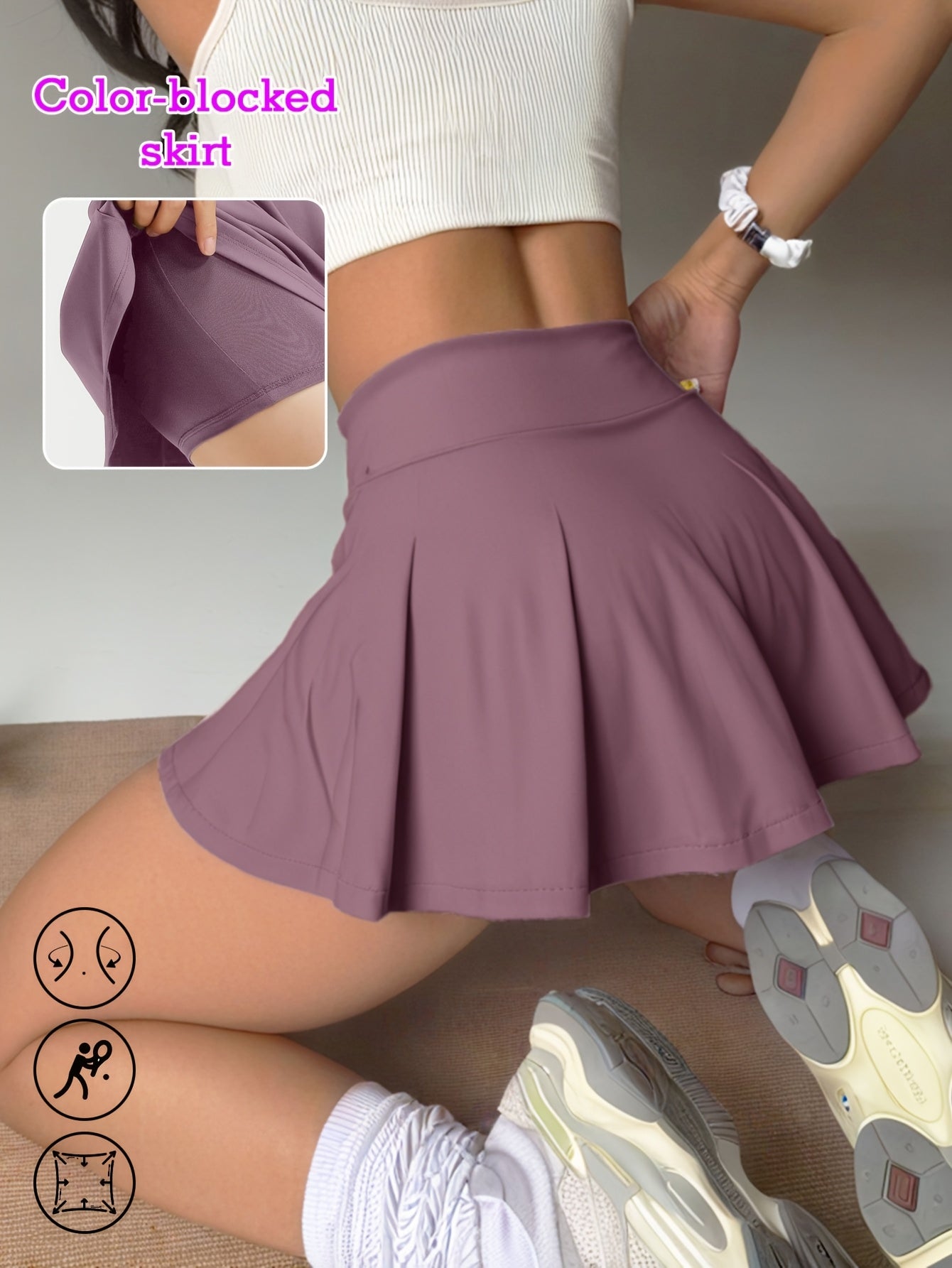 High-Waisted Sports Skirt