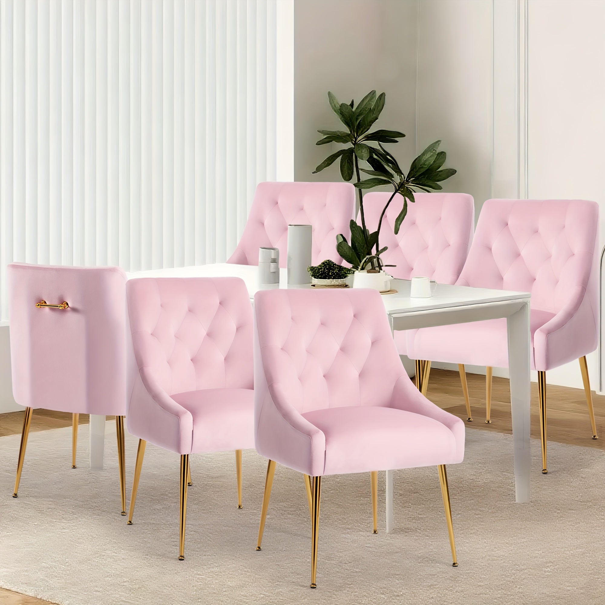 Velvet Dining Chairs Set Of 6