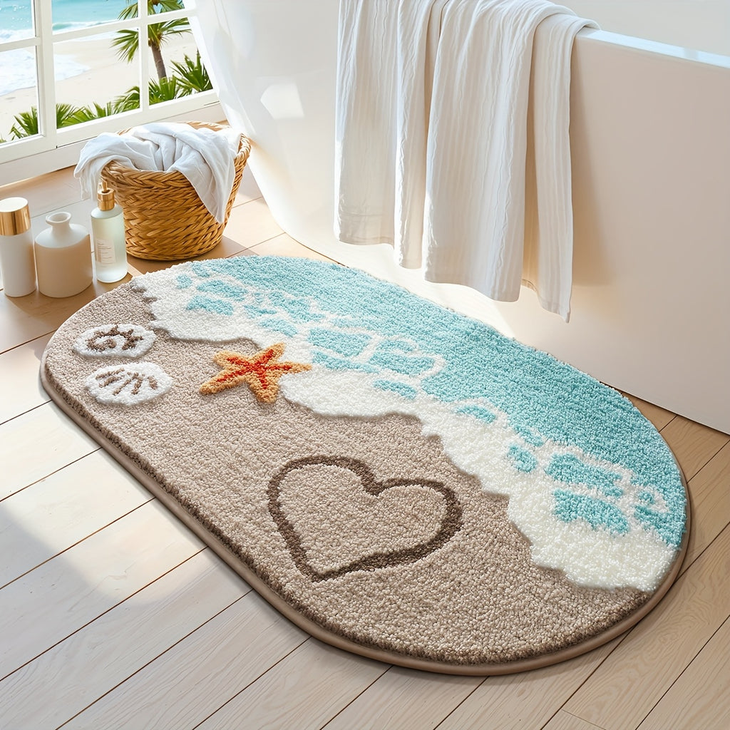Beach Plush Bath Mat