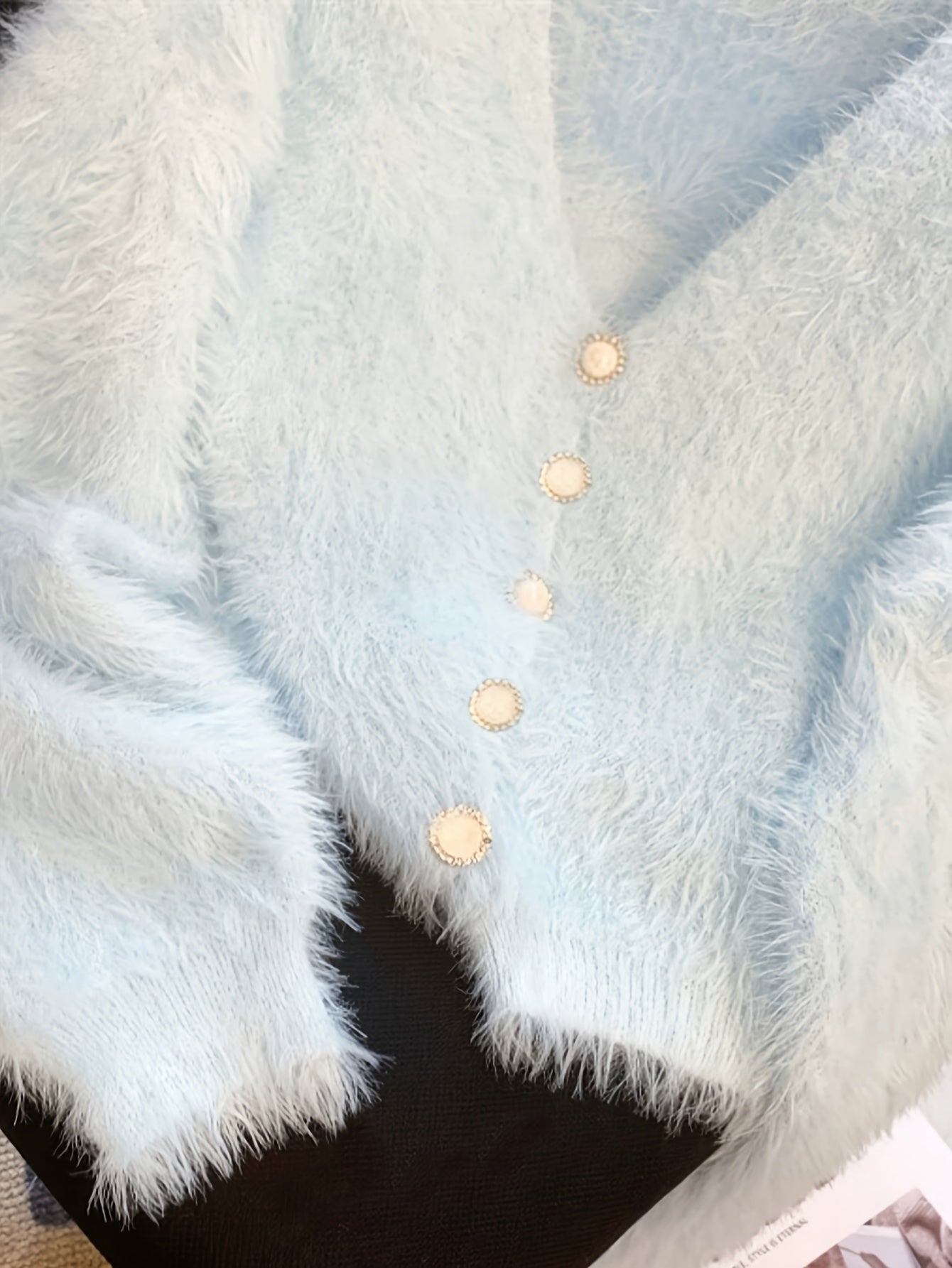 V-Neck Soft Cardigan