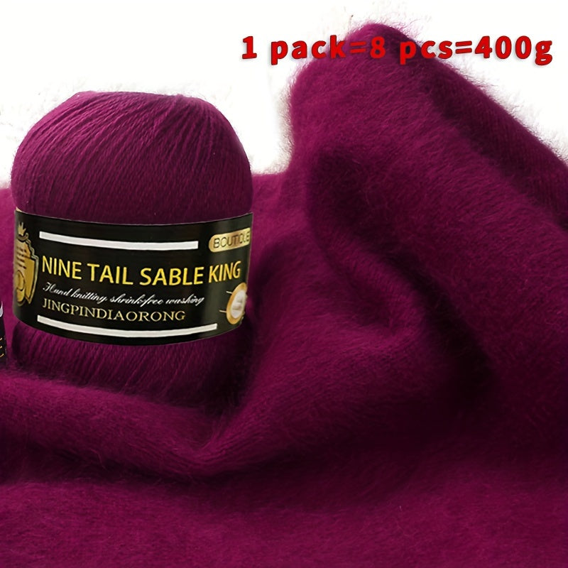 8rolls/pack Wool 10.00%, Cashmere 90.00% Yarn