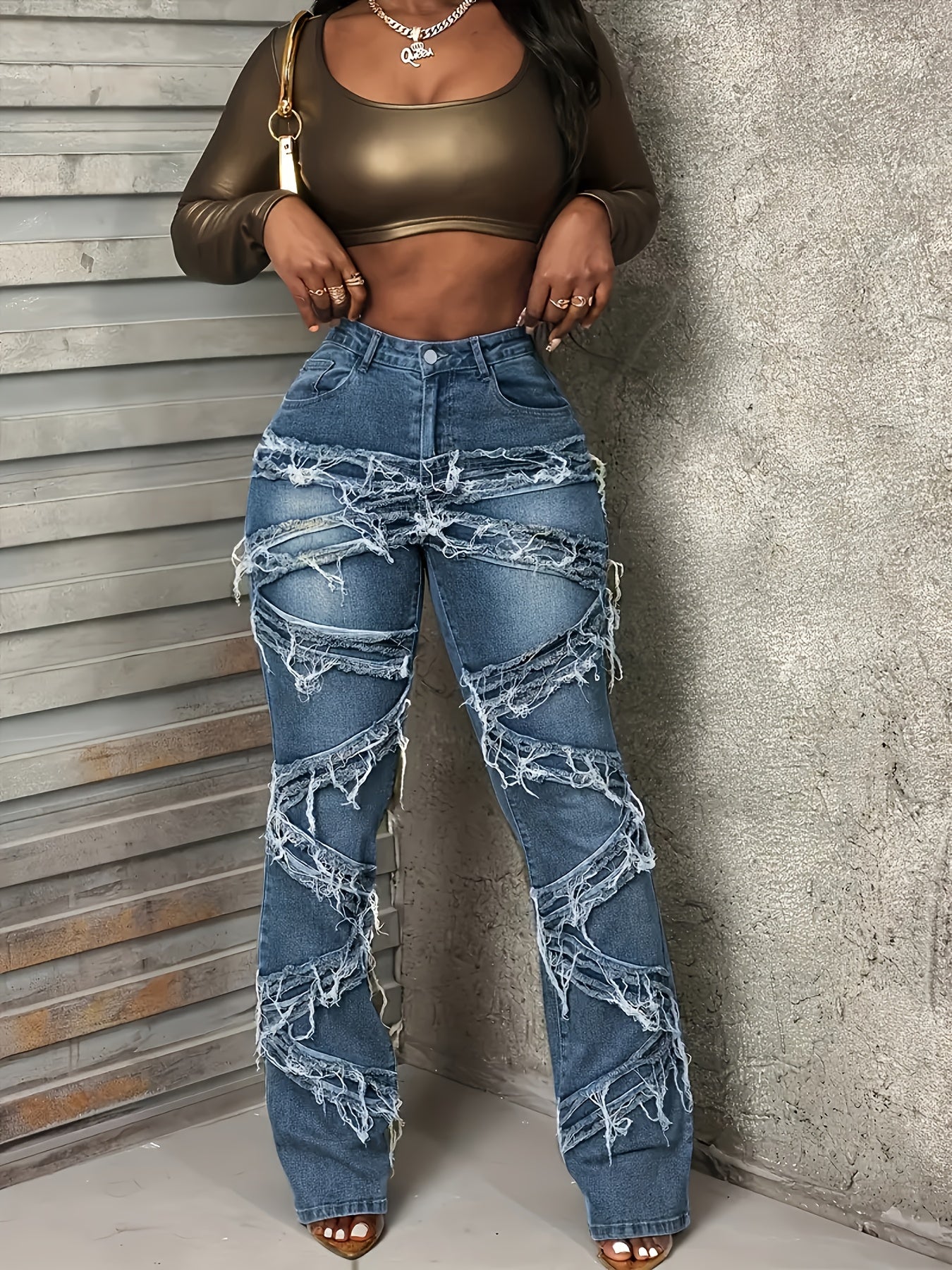 Raw Edge Jeans