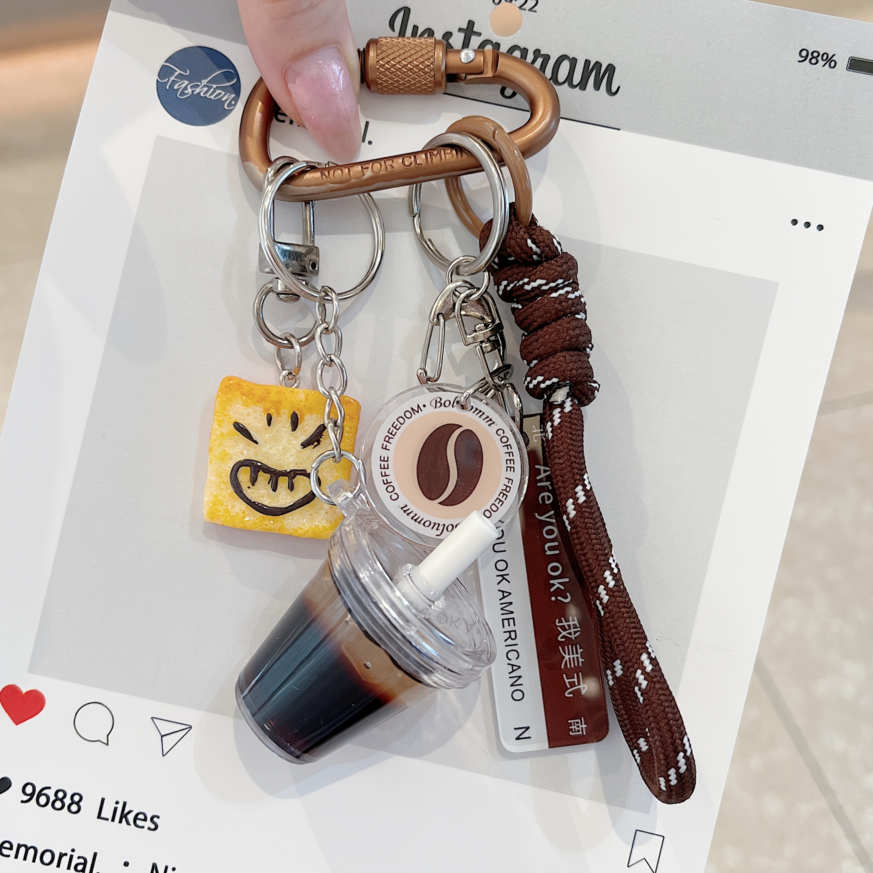 Dopamine Color Keychain