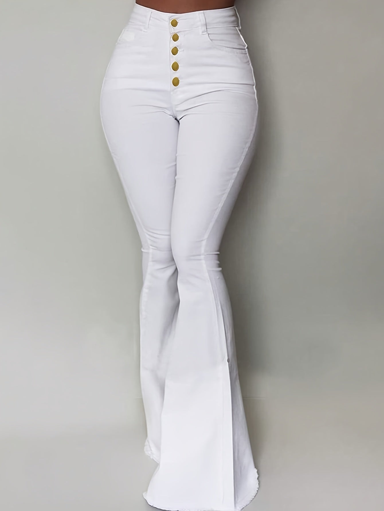 High Waisted Stretch Bootcut Jeans