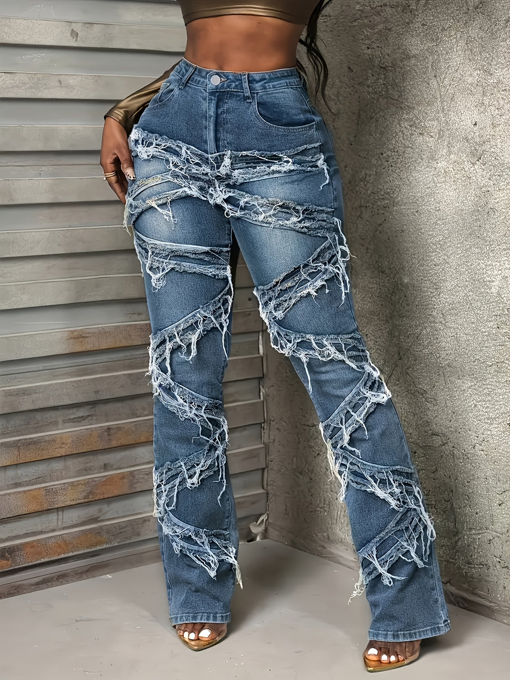 Raw Edge Jeans