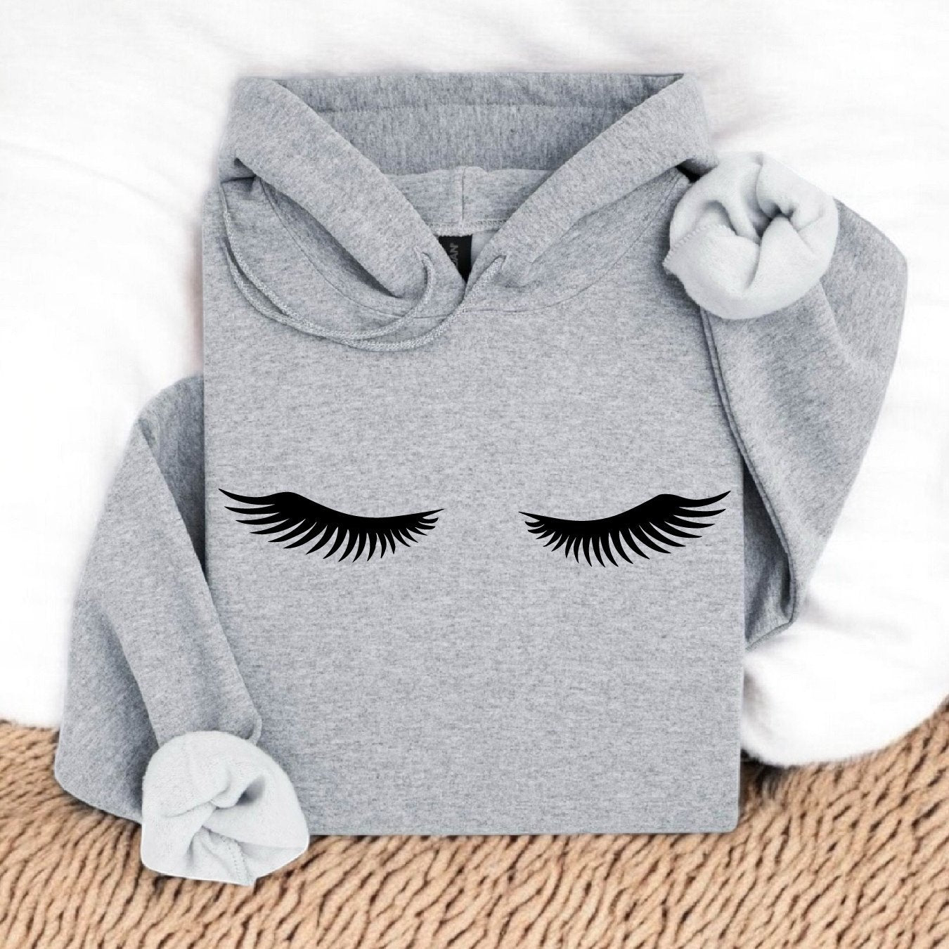 MUA12 Eyelashes Hoodies