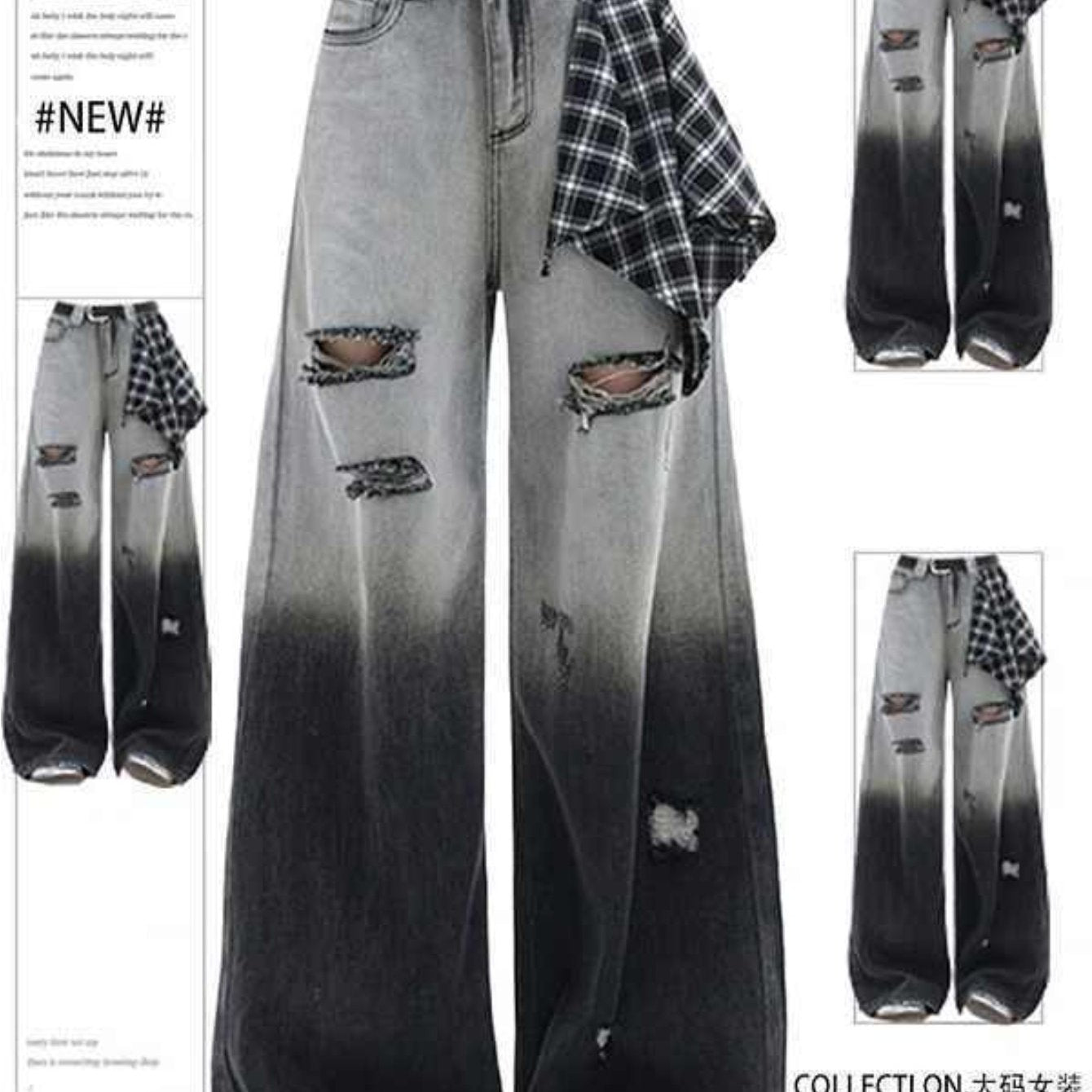 High-Waisted Wide-Leg Jeans