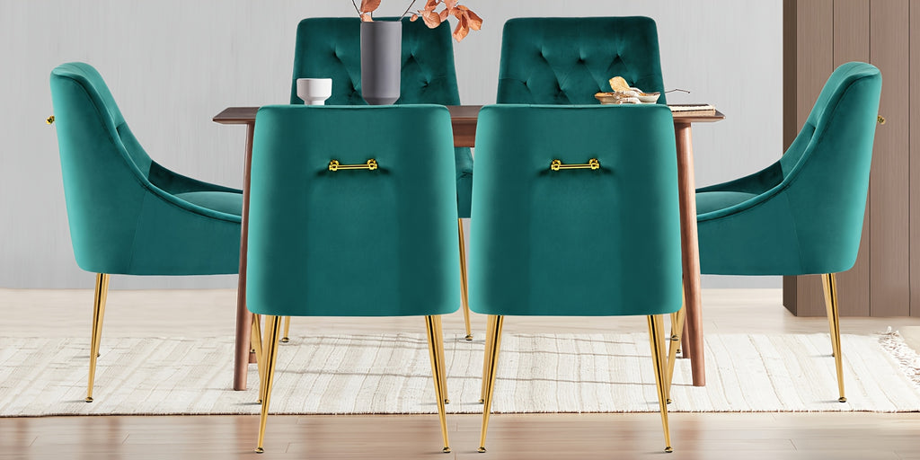 Velvet Dining Chairs Set Of 6