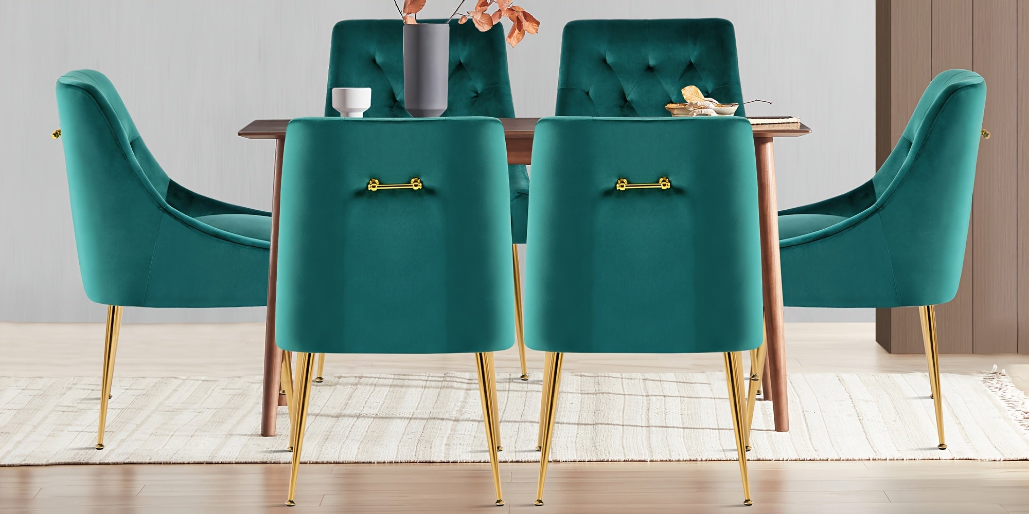 Velvet Dining Chairs Set Of 6