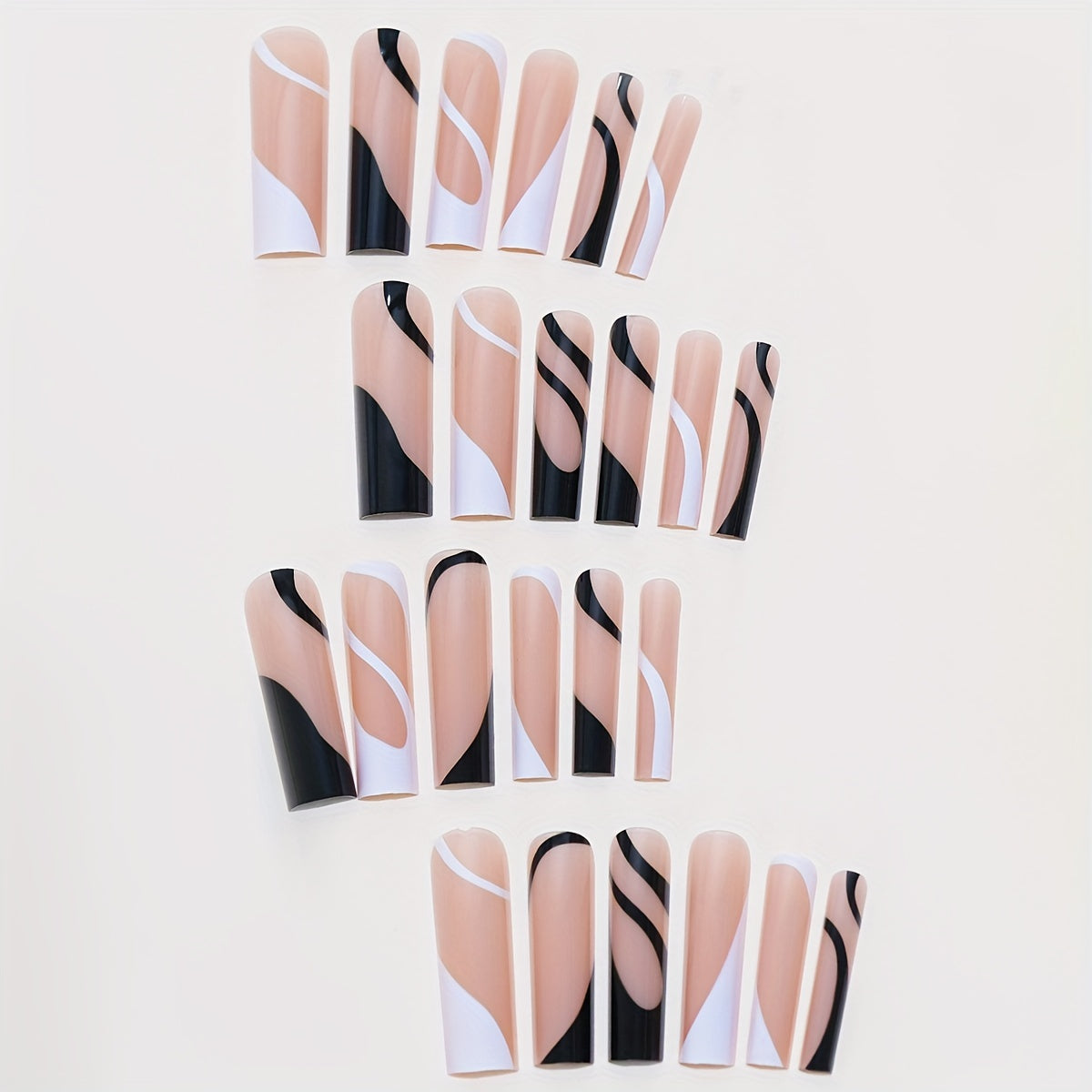 {24pcs} Super Long Press-on Nail Pieces