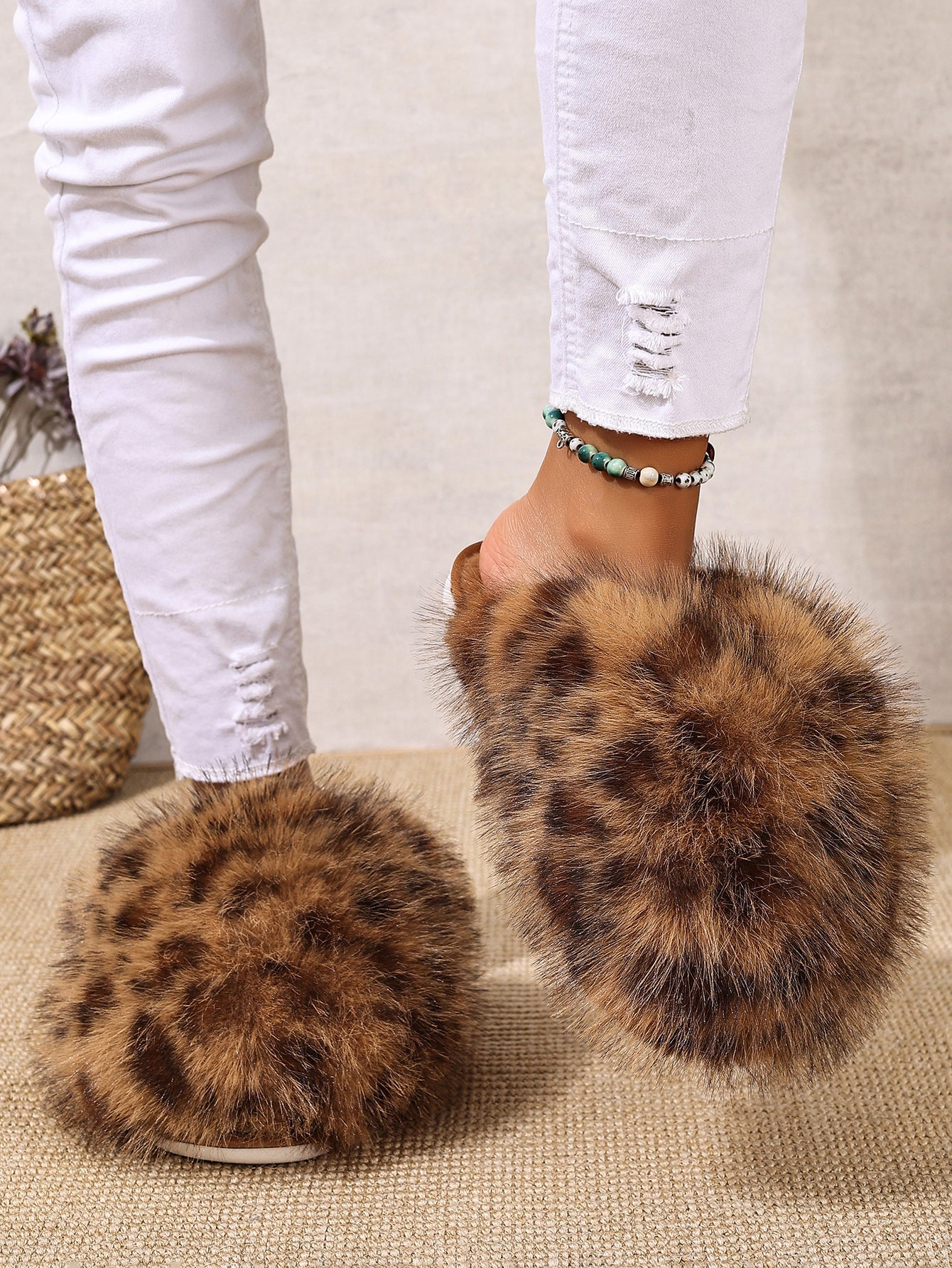 Cozy Leopard Slippers