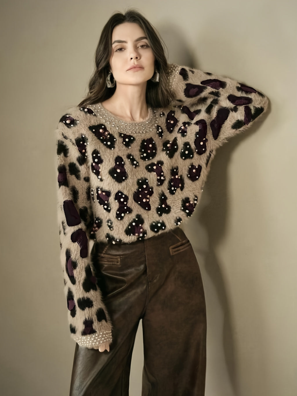 Luxurious Leopard Sweater