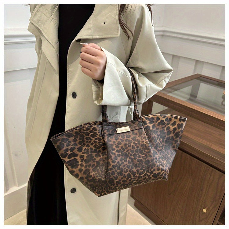 Leopard Print Tote Bag