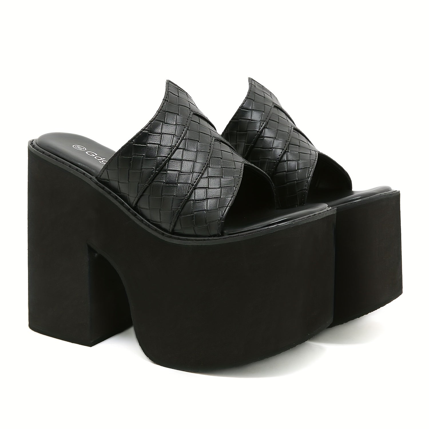 Platform Sandals with Thick Wedge Heel