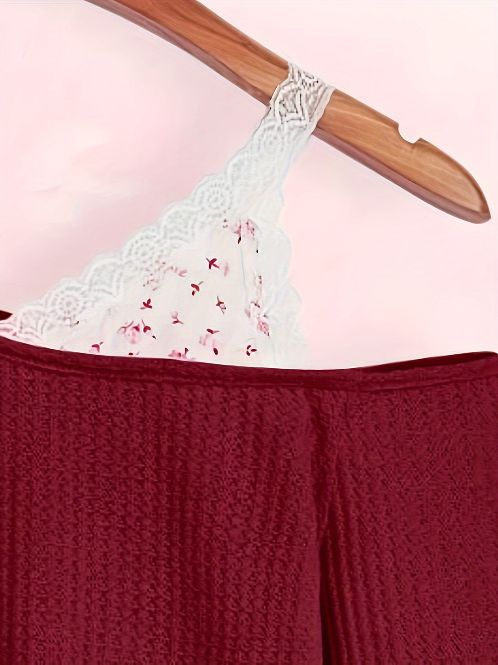 Lace Trim Off-Shoulder T-Shirt