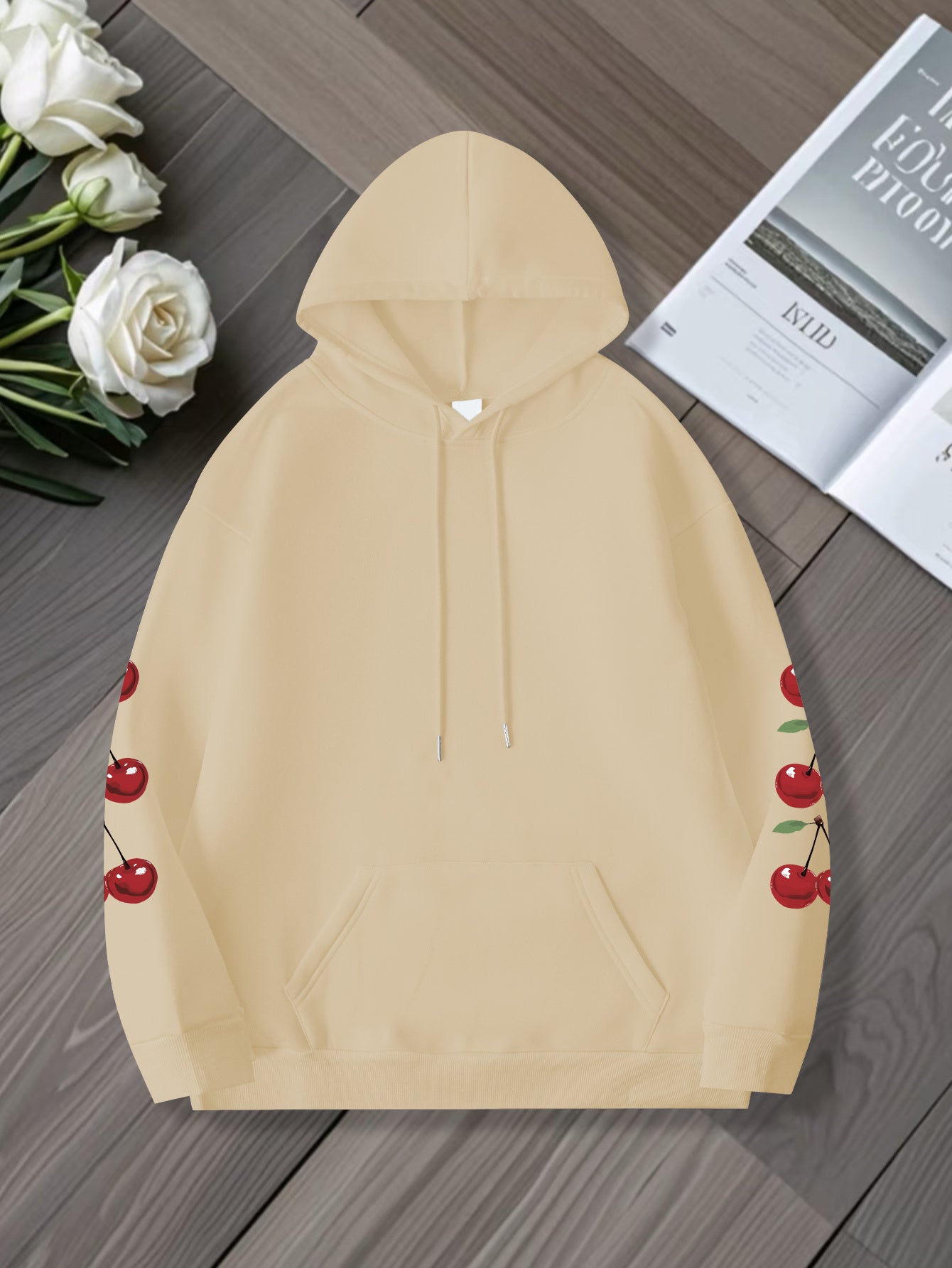 Cherry Print Hoodie