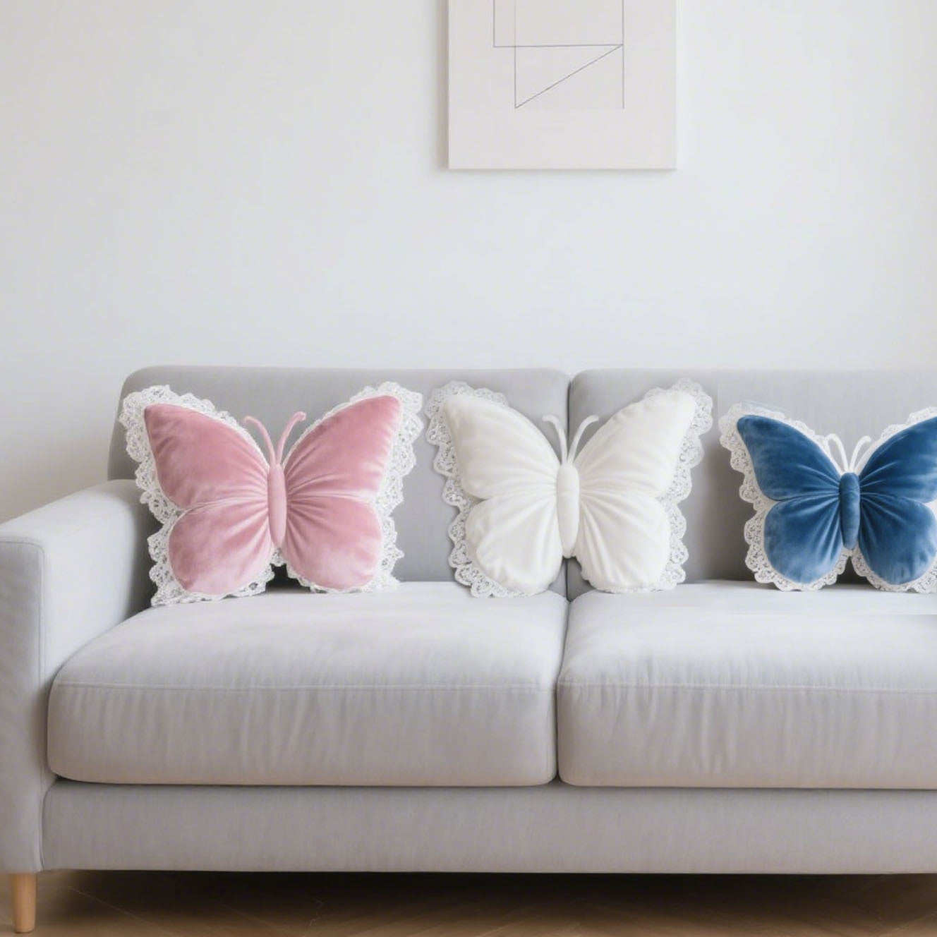 Butterfly-Shaped Pillow