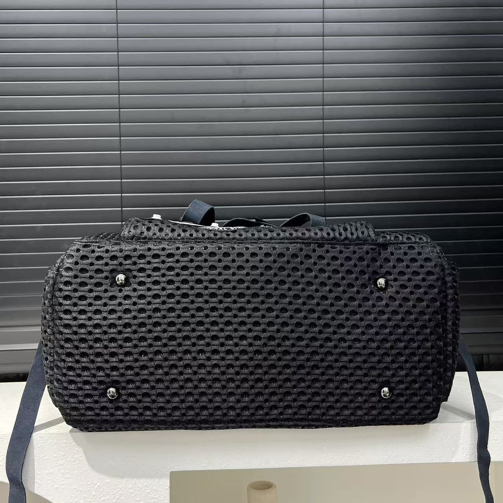 Nylon Tote Bag with Detachable Strap & Charm