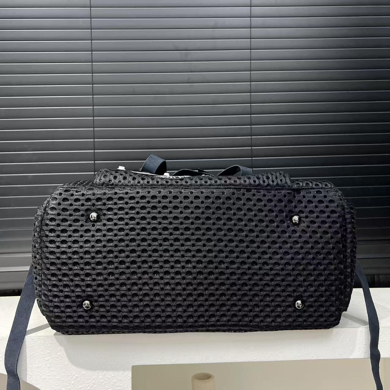 Nylon Tote Bag with Detachable Strap & Charm