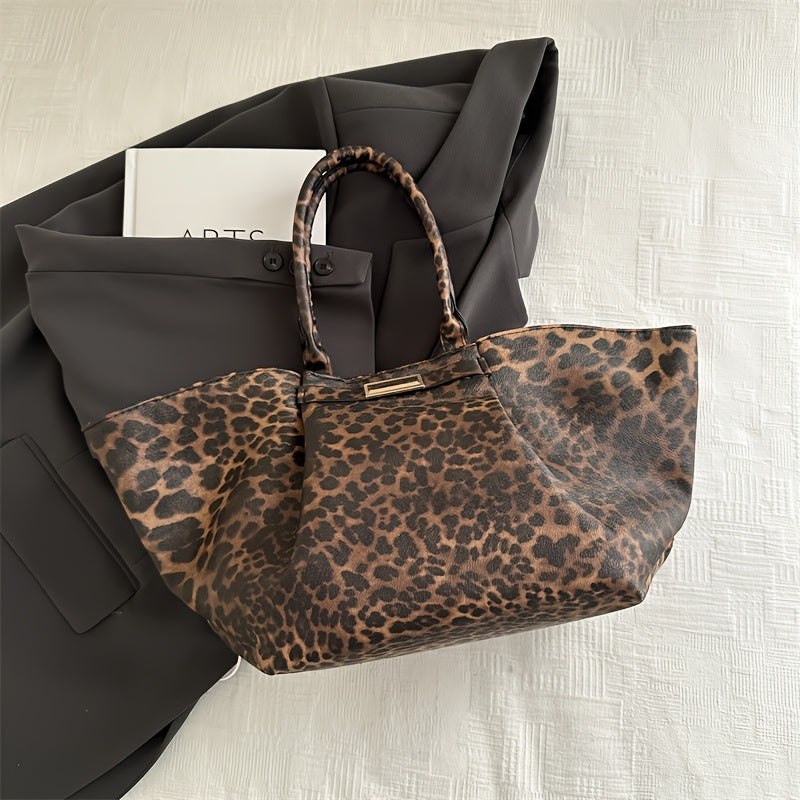 Leopard Print Tote Bag